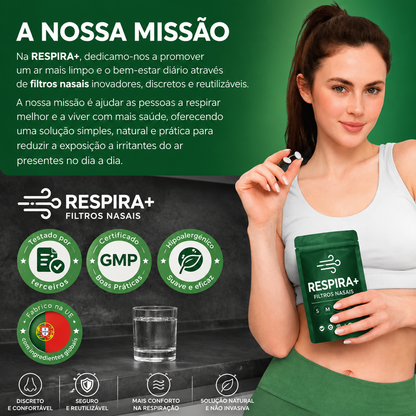 Filtros Nasais RESPIRA+