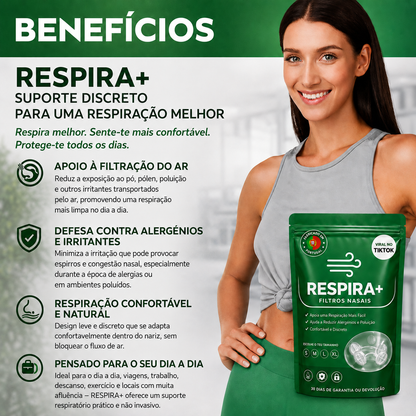 Filtros Nasais RESPIRA+