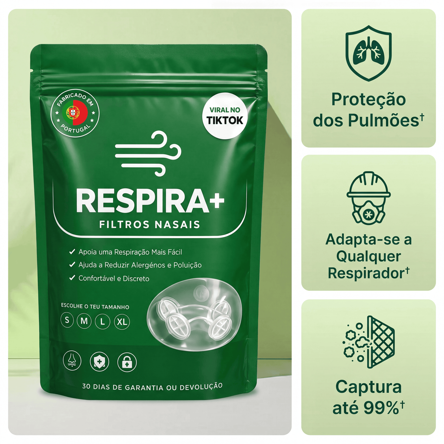 Filtros Nasais RESPIRA+